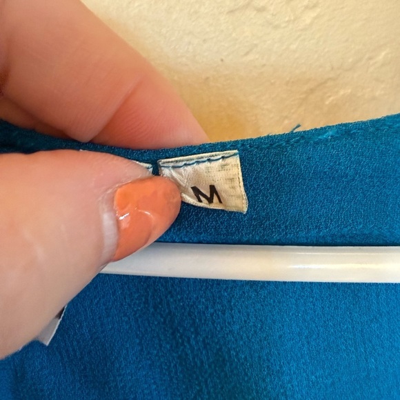 Embellished Blue and Black Women's Dress - Picture 8 of 9